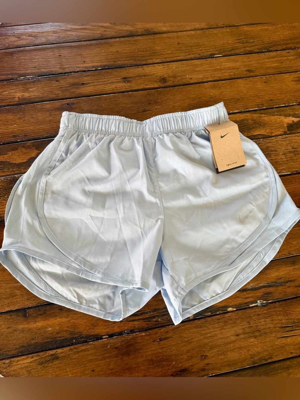 Nike Women’s Pale Blue Athletic Running Shorts